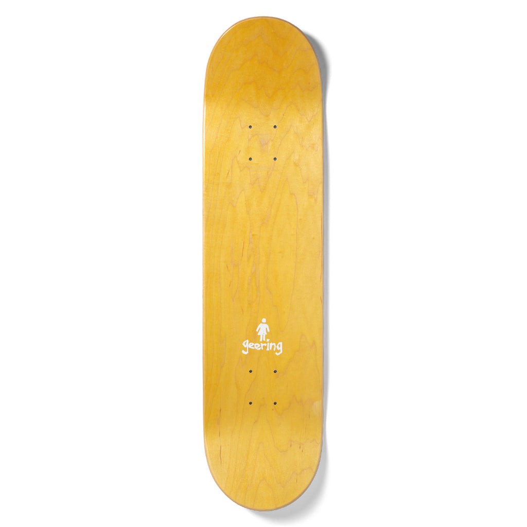 Shape Girl Skateboards Geering Skull N Bows - Branco / Azul / Amarelo