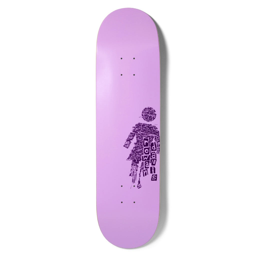 Shape Girl Skateboards Davis Bricked - Lilás / Marinho