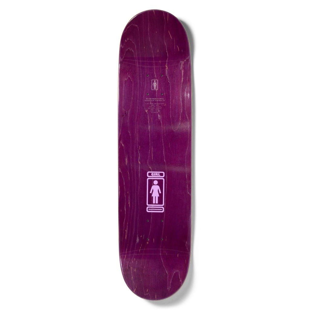 Shape Girl Skateboards Davis Bricked - Lilás / Marinho