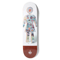 Shape Girl Skateboards Gass Modernica OG - Branco / Marrom / Lilás