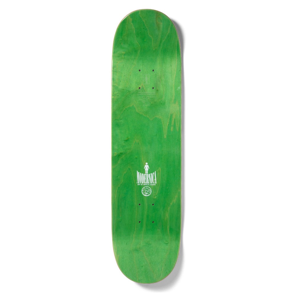 Shape Girl Skateboards Malto Modernica OG - Branco / Verde / Preto