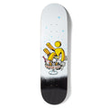 Shape Girl Skateboards Gass Man s Ruin - Branco / Preto / Laranja