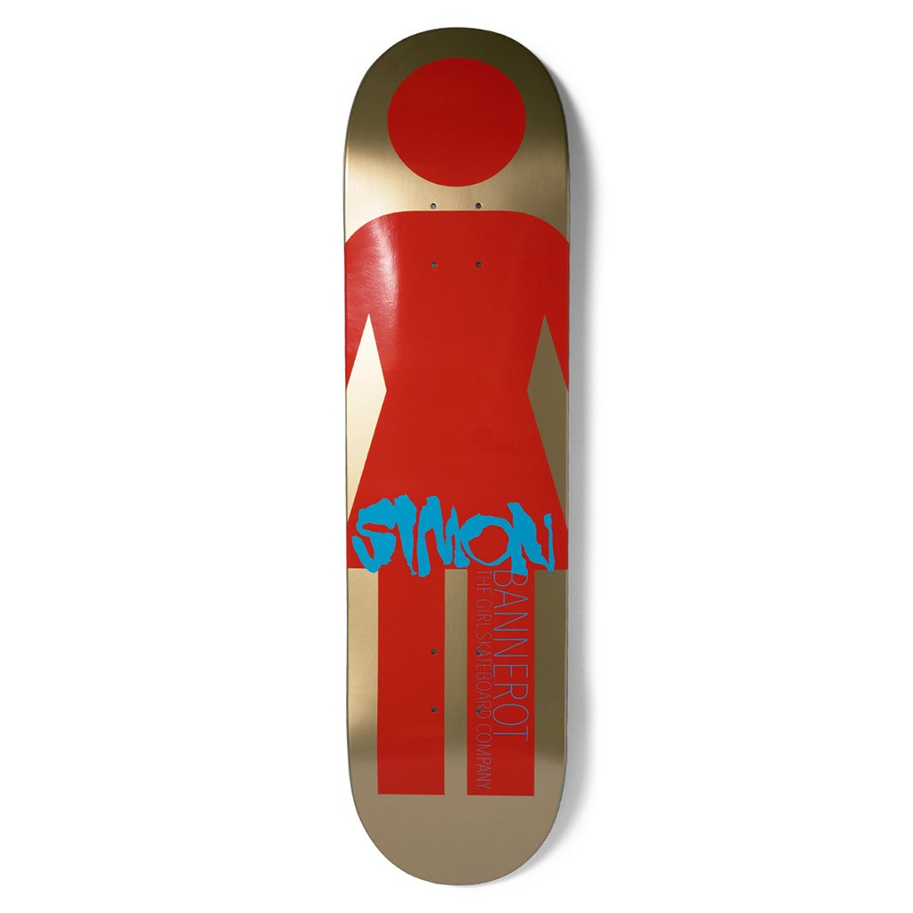 Shape Girl Skateboards Bannerot Giant Metal OG - Dourado / Vermelho