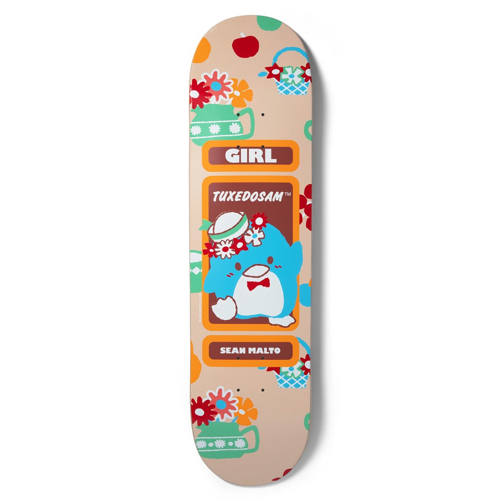 Shape Girl Skateboards Seam Malto Hello Kitty e Friends - Bege / Laranja