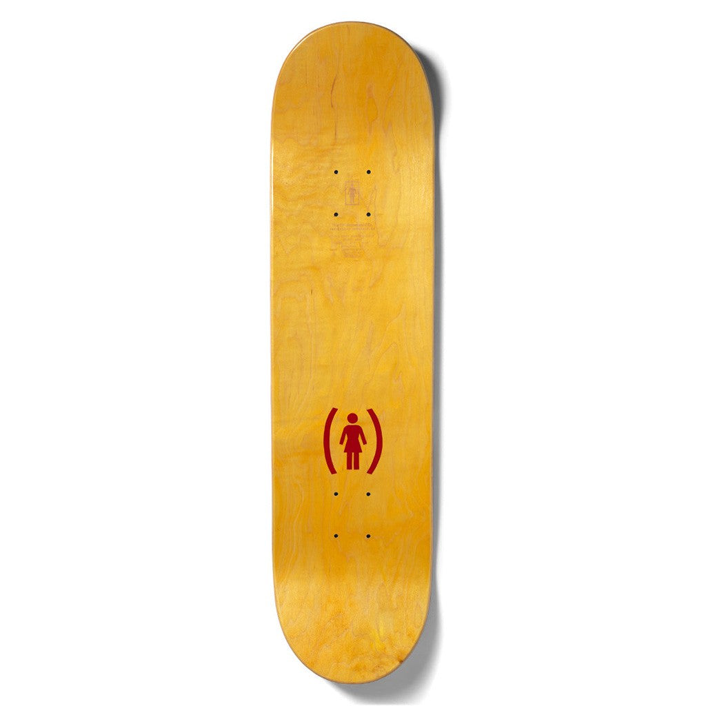 Shape Girl Skateboards Sean Malto Red - Branco / Vermelho