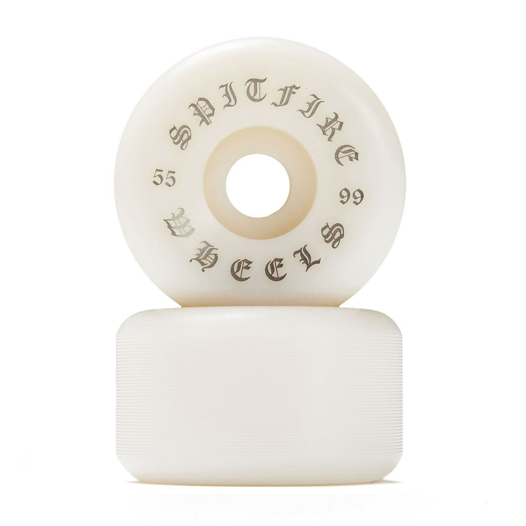 Roda Spitfire Wheels OG Classics Classic Formula 55MM - 99DU - Branco / Amarelo / Preto