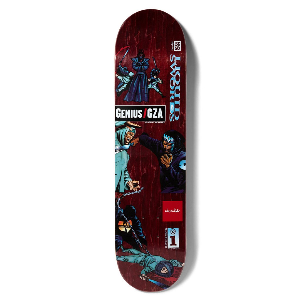 Shape Chocolate Skateboards Alvarez Liquid - Preto / Vermelho
