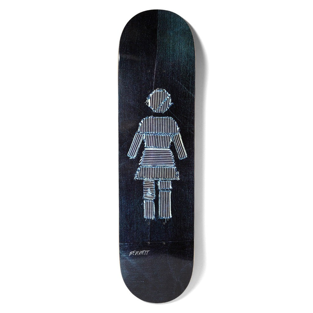 Shape Girl Skateboards Bennett Scraps - Preto / Branco