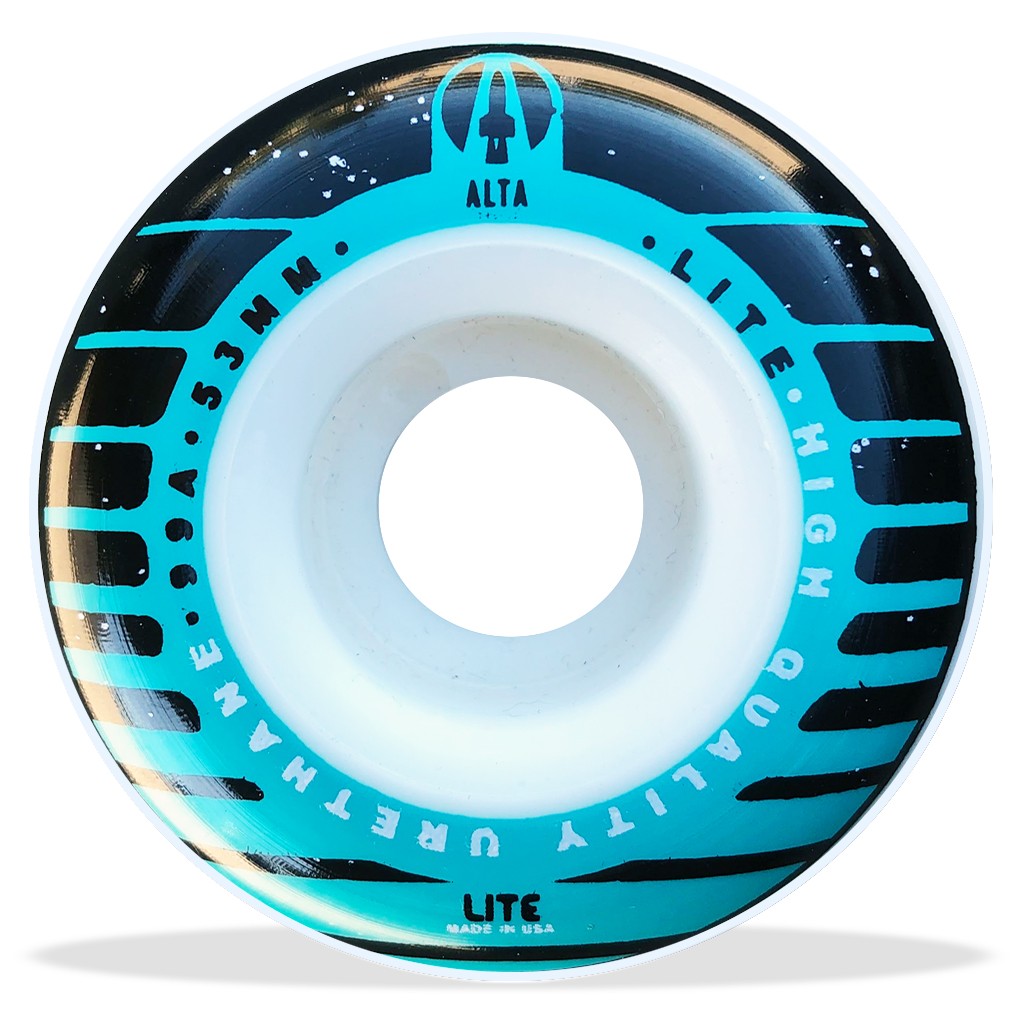 Roda Alta Wheels Hyper Space Lite 53MM - 99A - Branco / Preto / Azul