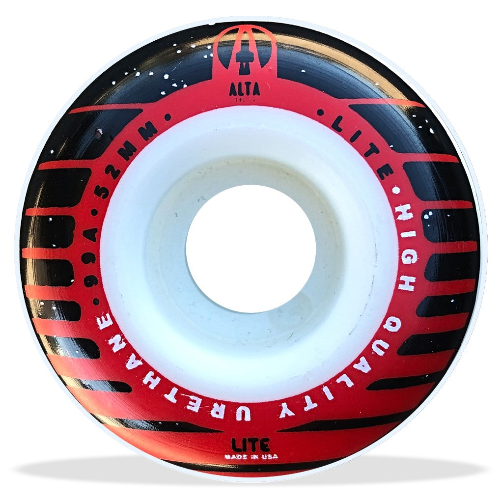 Roda Alta Wheels Hyper Space Lite 52MM - 99A - Branco / Preto / Vermelho