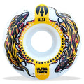 Roda Alta Wheels Hyper Space Conics 58MM - 83B - Branca / Laranja / Preto