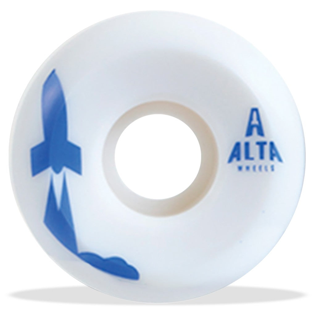Roda Alta Wheels Launch Series 55MM - 83B - Branco / Azul