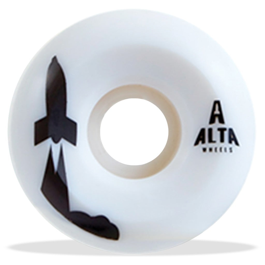 Roda Alta Wheels Launch Series 56MM - 83B - Branco / Preto