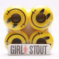 Roda Girl Skateboards Happy stout skateboard filmer cruising 56MM - Amarelo