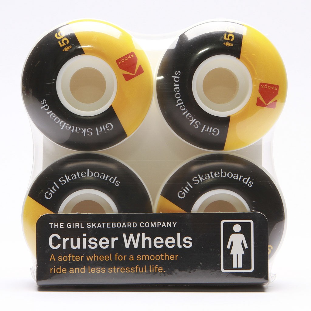 Roda Girl Skateboards Girl x Kodak Cine-Wheel 56MM - Branco