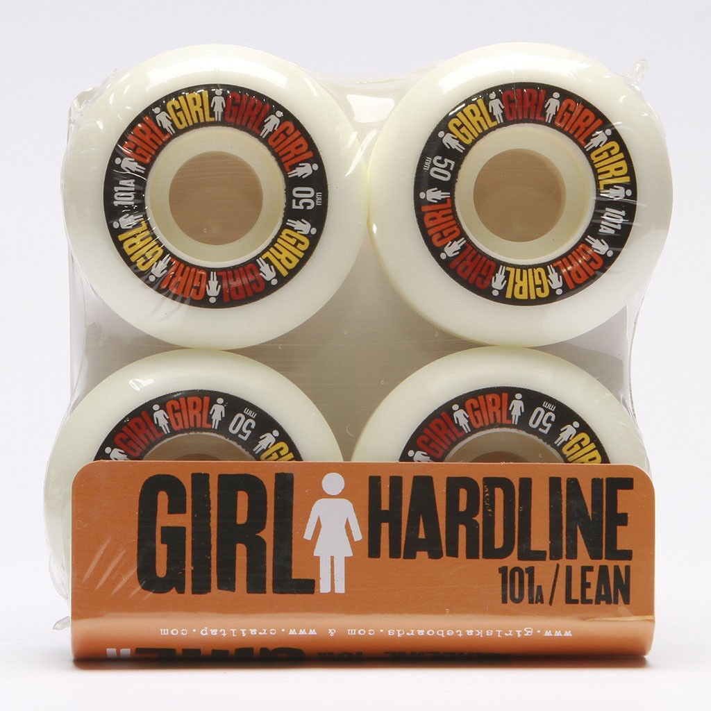 Roda Girl Skateboards Hardline Lean 50MM - Branco