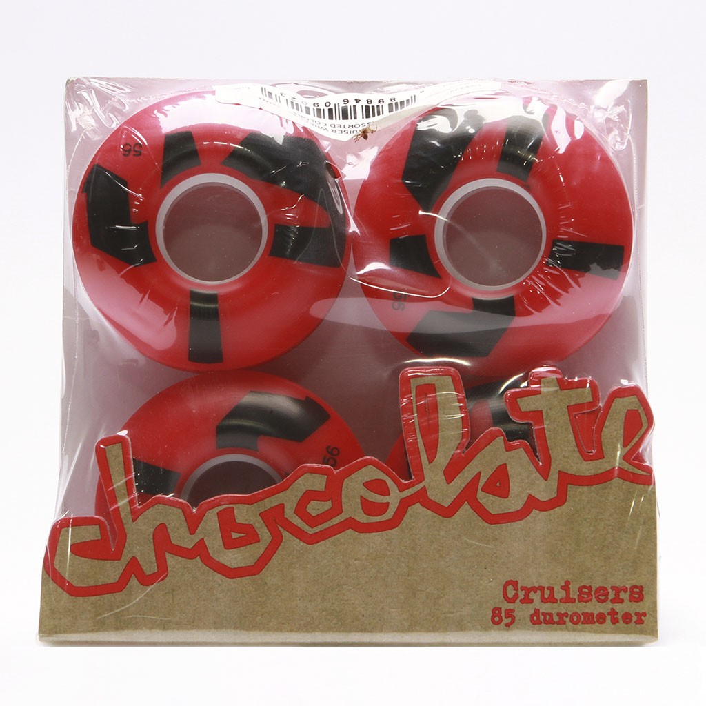 Roda Chocolate Skateboards Big Chunk Cruiser 56MM - Vermelha