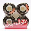 Roda Chocolate Skateboards Of Fortune Stout 54MM - Branco / Preto