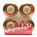 Roda Chocolate Skateboards Of Fortune Stout 53MM - Branco / Dourado