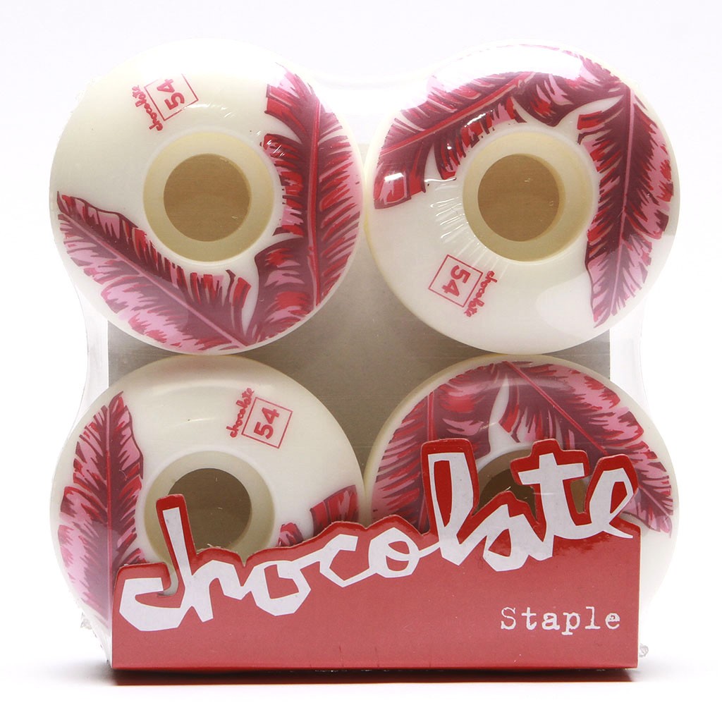 Roda Chocolate Skateboards Palms Staple 54MM - Branco