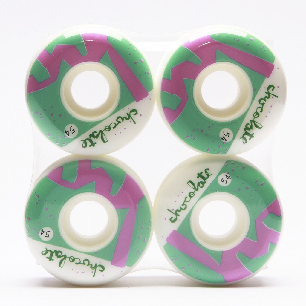 Roda Chocolate Skateboards Early Chunk Staple 54MM - Branco