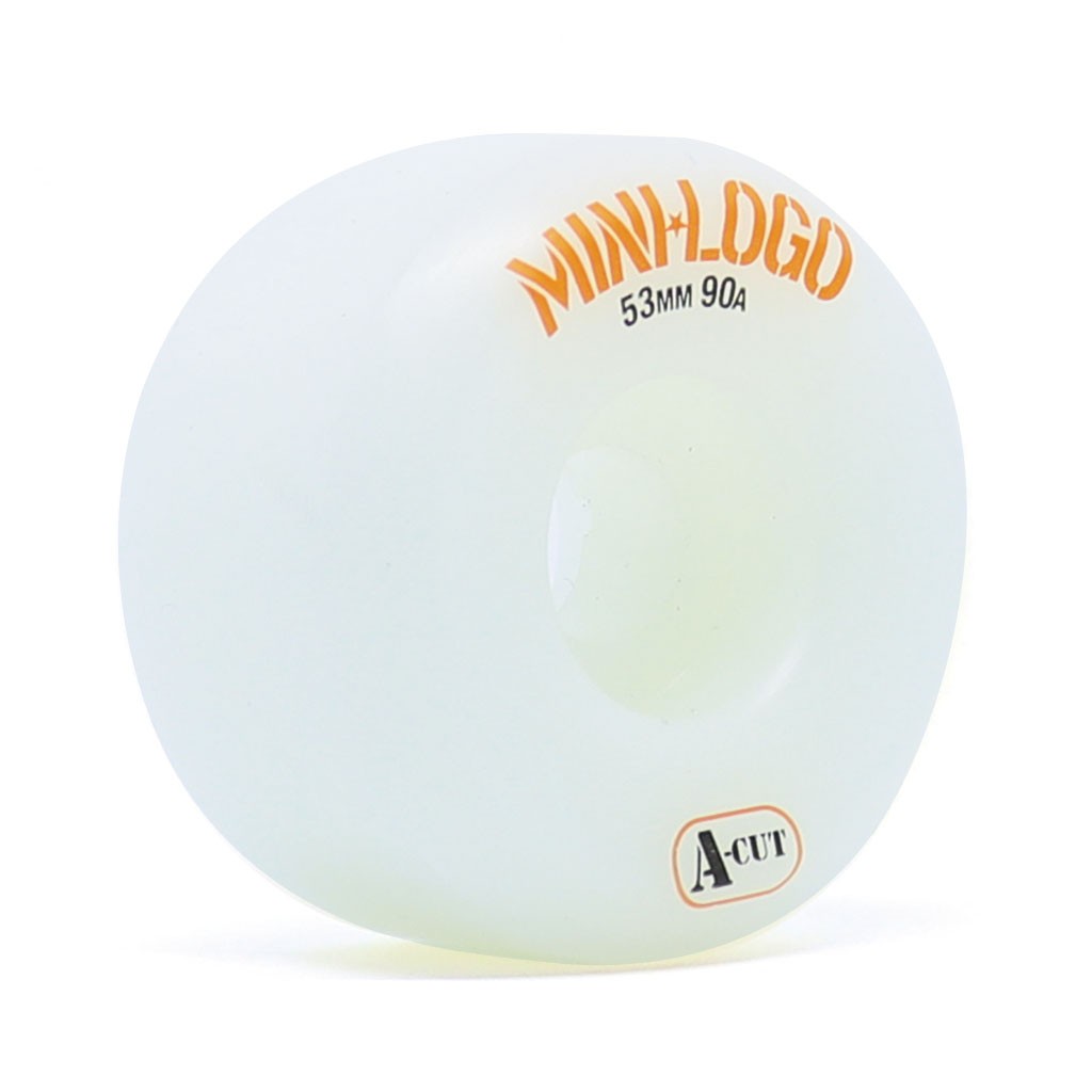 Roda Mini-Logo A-cut 53MM - 90A - Branca