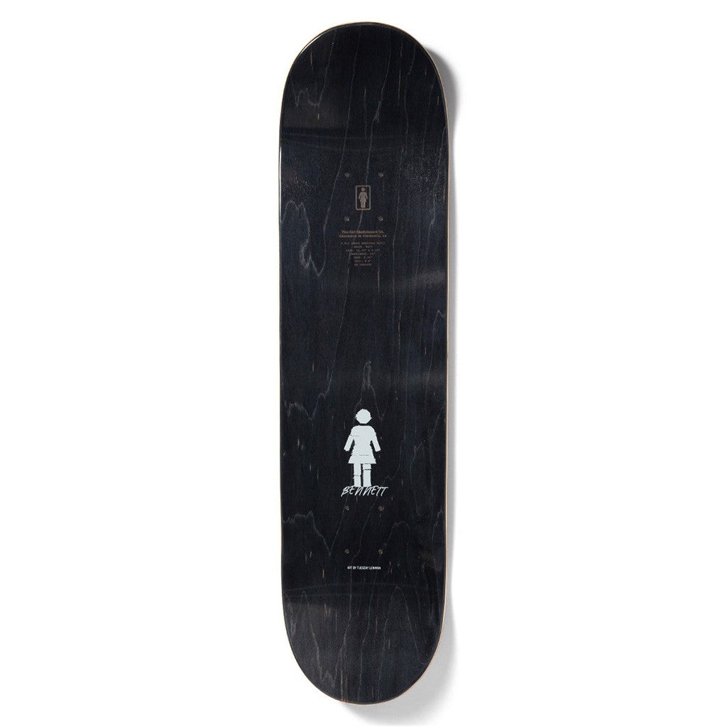 Shape Girl Skateboards Bennett Scraps - Preto / Branco