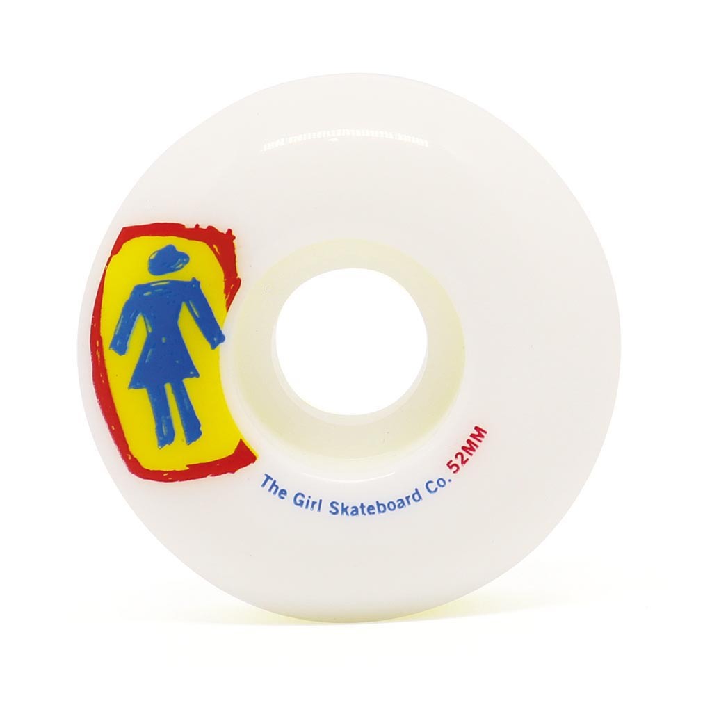 Roda Girl Skateboards Sketchy RYB 52MM - 99A - Branco