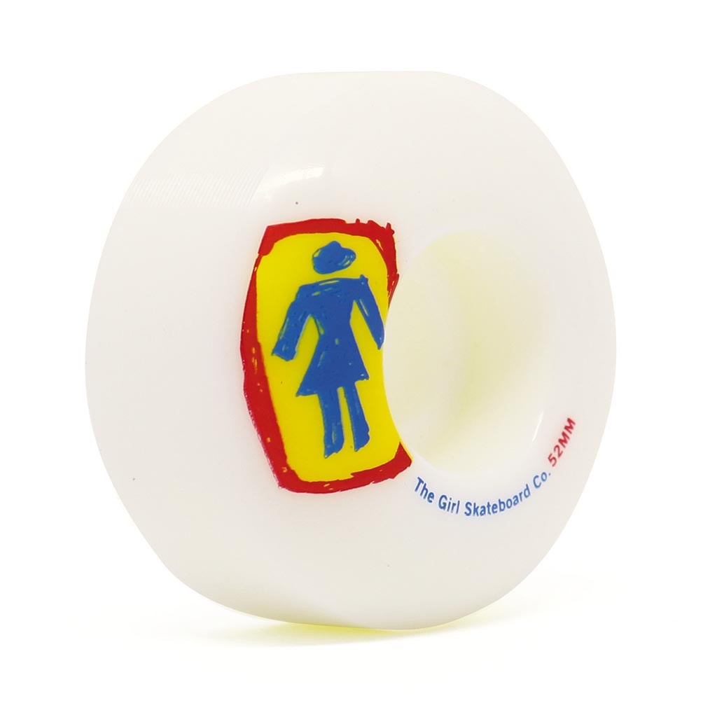Roda Girl Skateboards Sketchy RYB 52MM - 99A - Branco