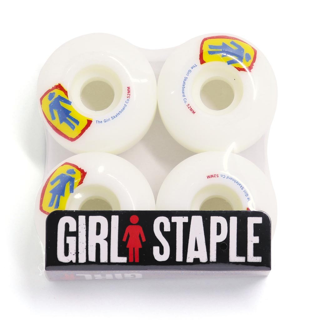 Roda Girl Skateboards Sketchy RYB 52MM - 99A - Branco