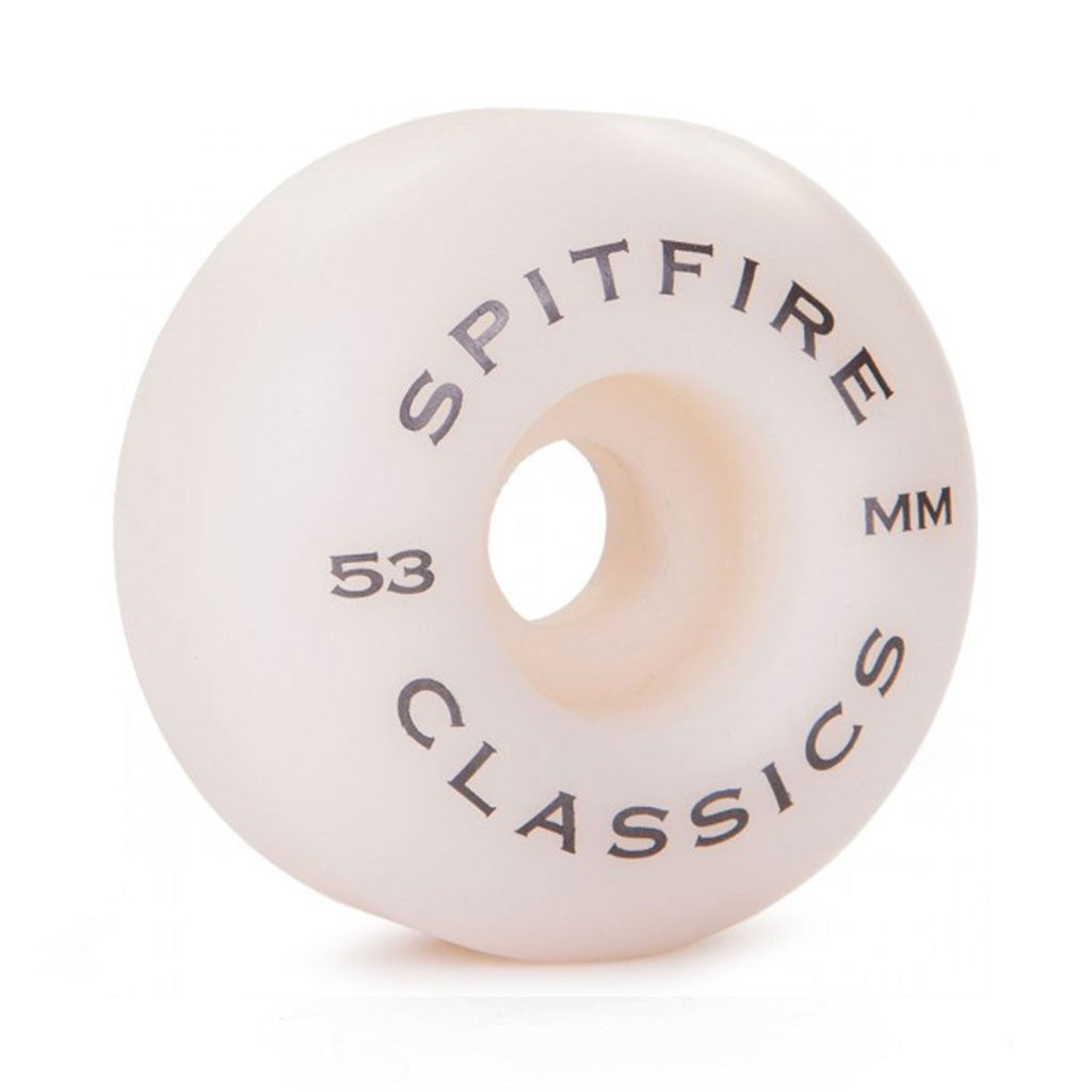 Roda Spitfire Wheels Classics 53MM - 99DU - Branco / Preto / Laranja