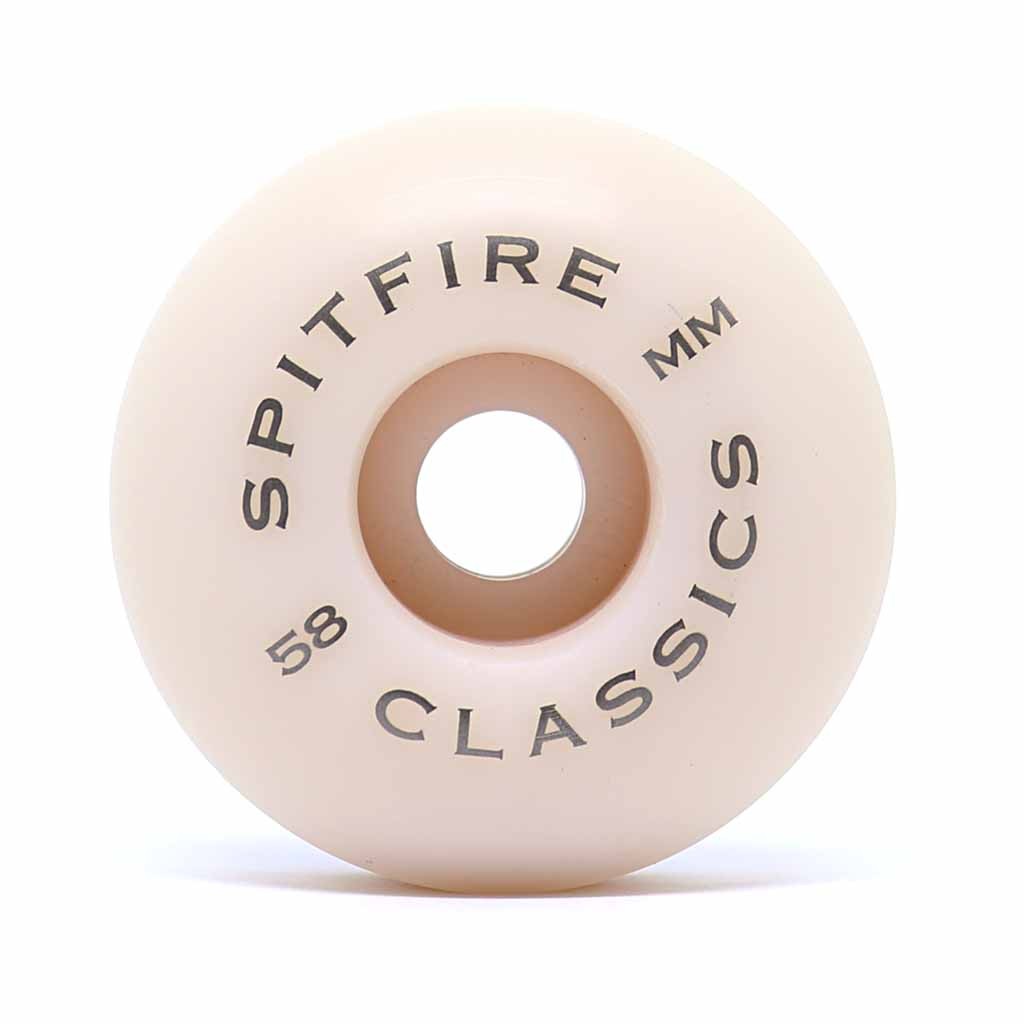 Roda Spitfire Wheels Classics 58MM - 99DU - Branco / Preto / Roxo