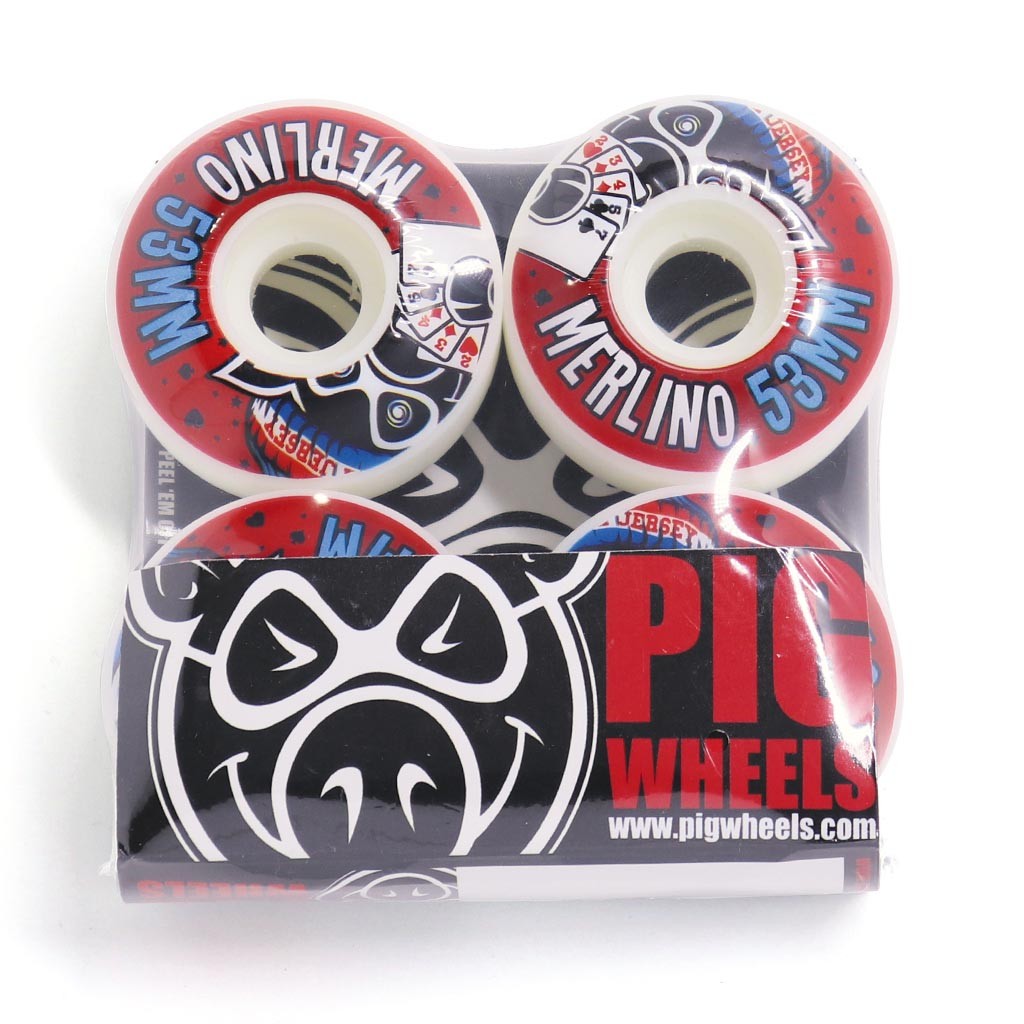 Roda Pig Wheels Merlino Vice 53MM - 101A - Branco