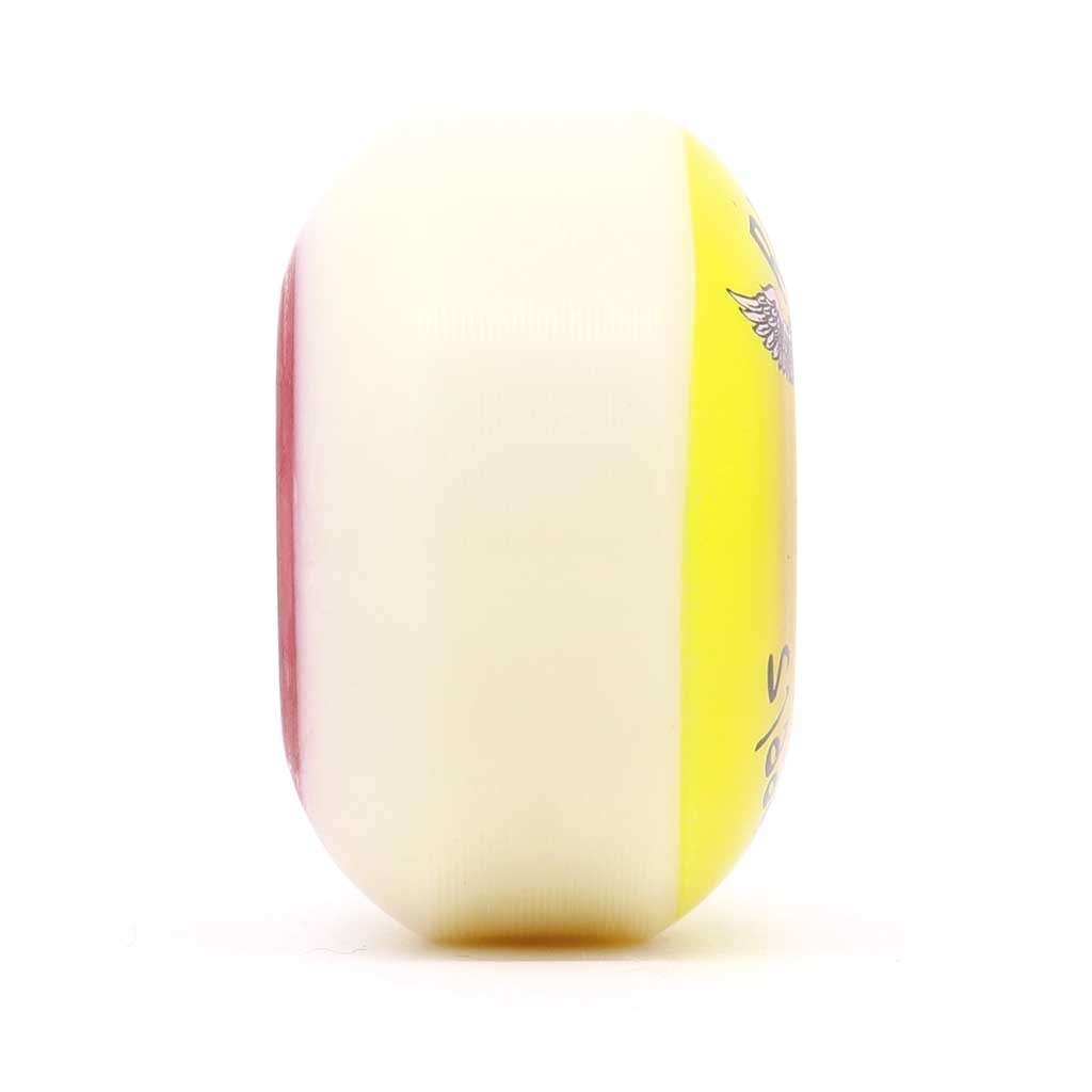 Roda Revenge Street Core 52MM - 99A - Branca / Amarelo / Vermelho