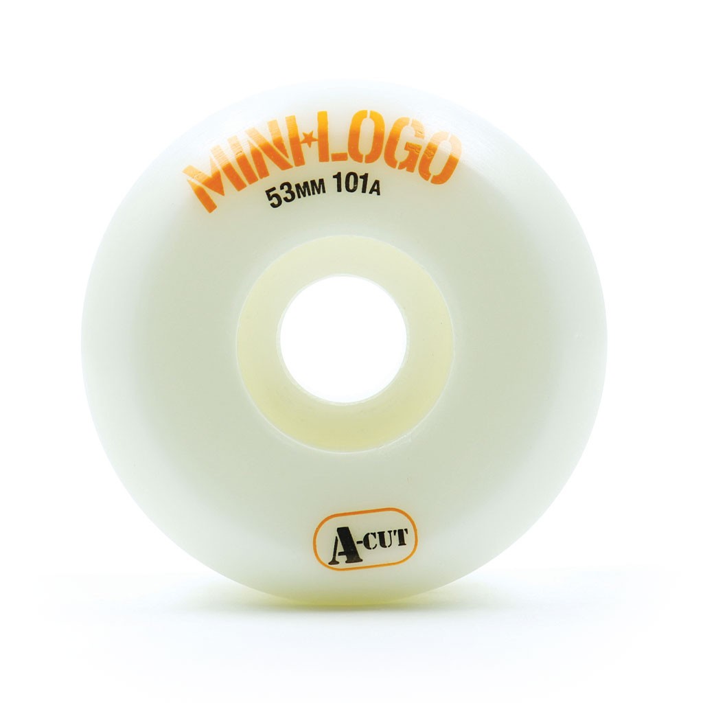 Roda Mini-Logo A-cut 53mm 101A - Branca