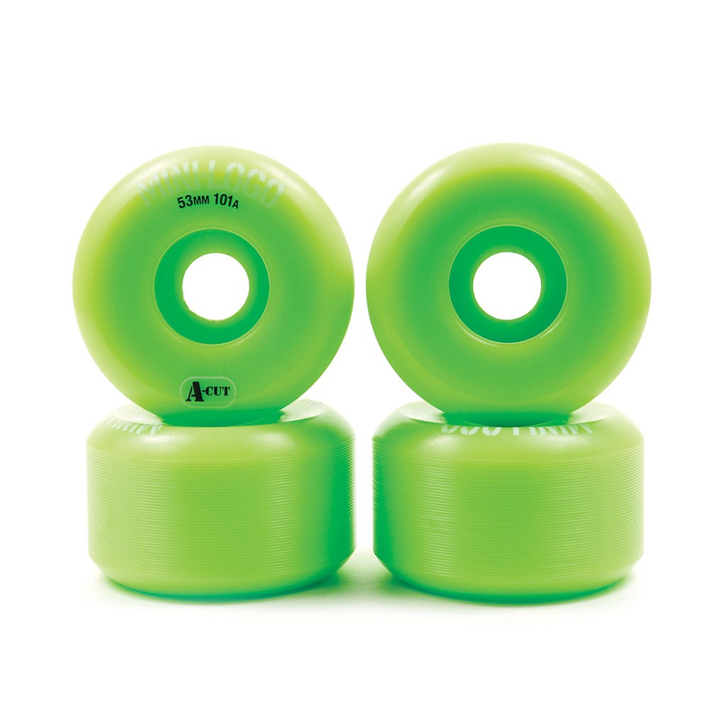 Roda Mini-Logo A-cut 53mm 101A - Verde