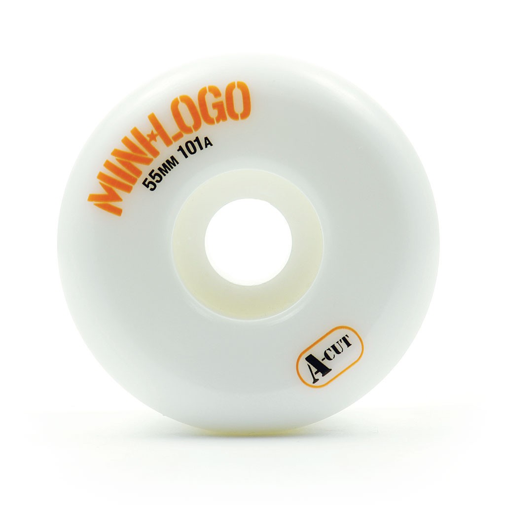 Roda Mini-Logo A-cut 55mm 101A - Branco