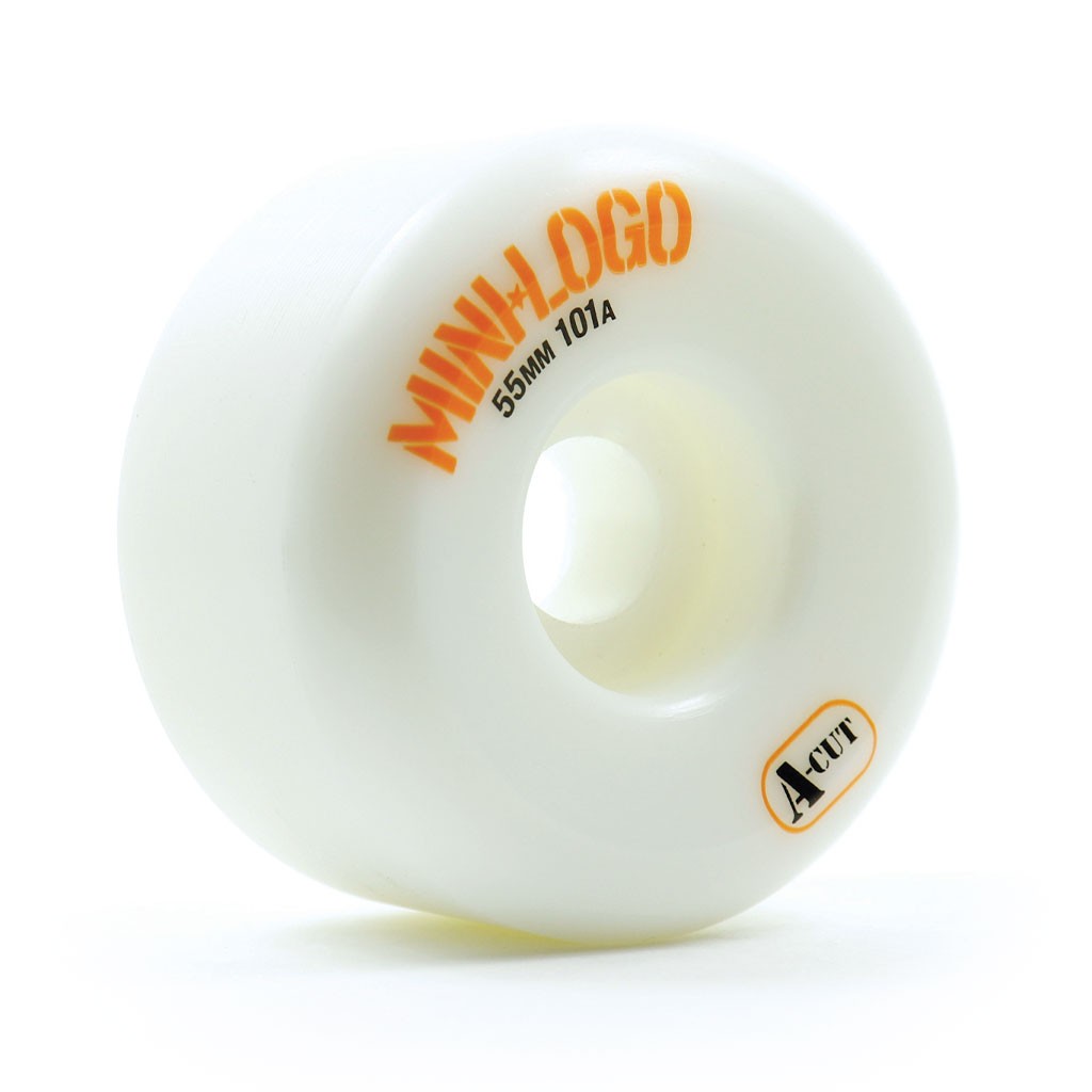 Roda Mini-Logo A-cut 55mm 101A - Branco