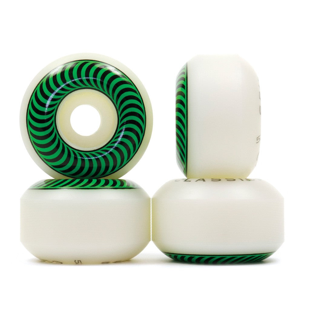 Roda Spitfire Wheels Classics 52mm - 99DU - Branco / Preto / Verde
