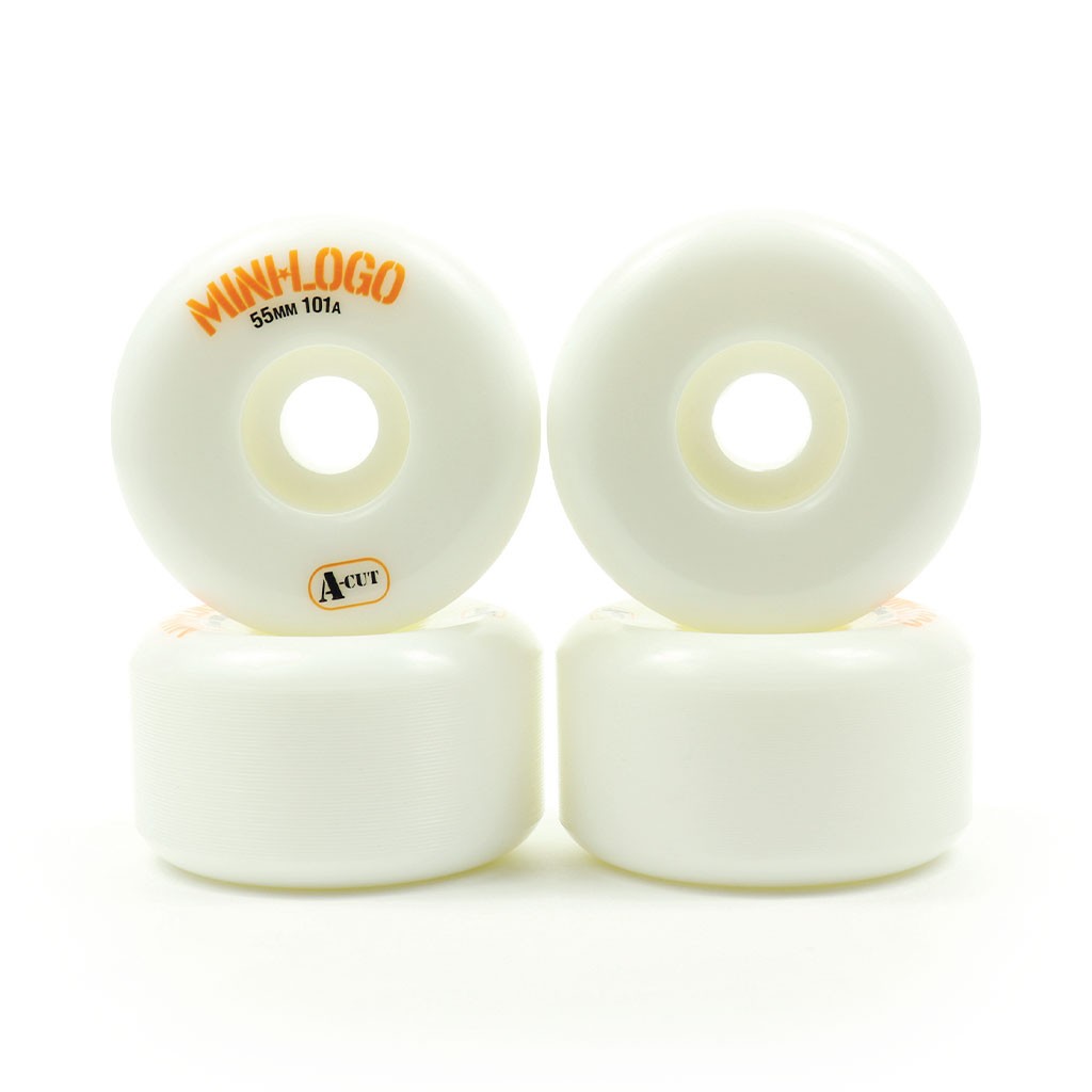 Roda Mini-Logo A-cut 55mm 101A - Branco