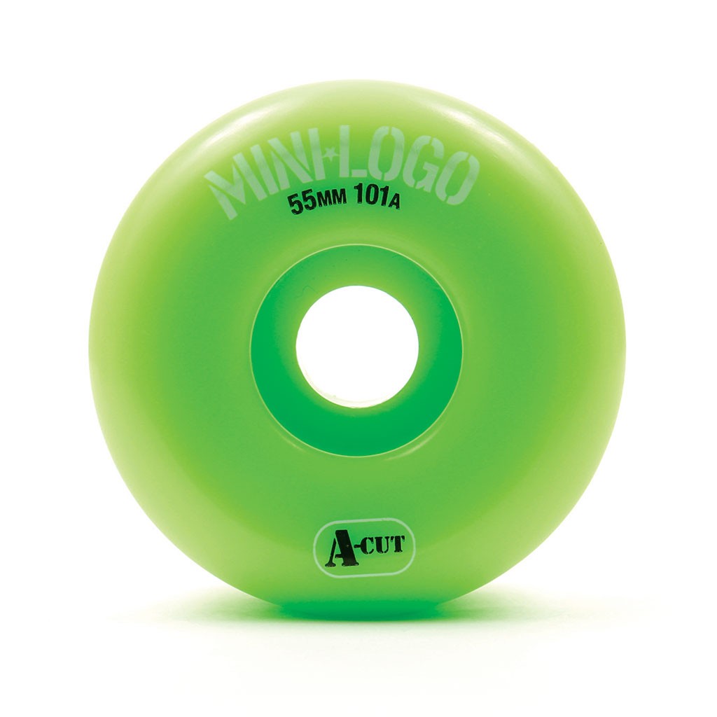 Roda Mini-Logo A-cut 55mm 101A - Verde