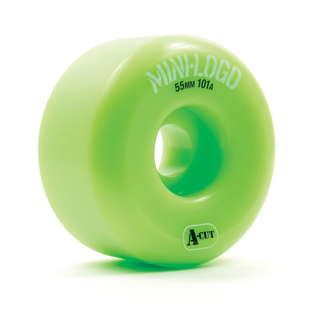 Roda Mini-Logo A-cut 55mm 101A - Verde