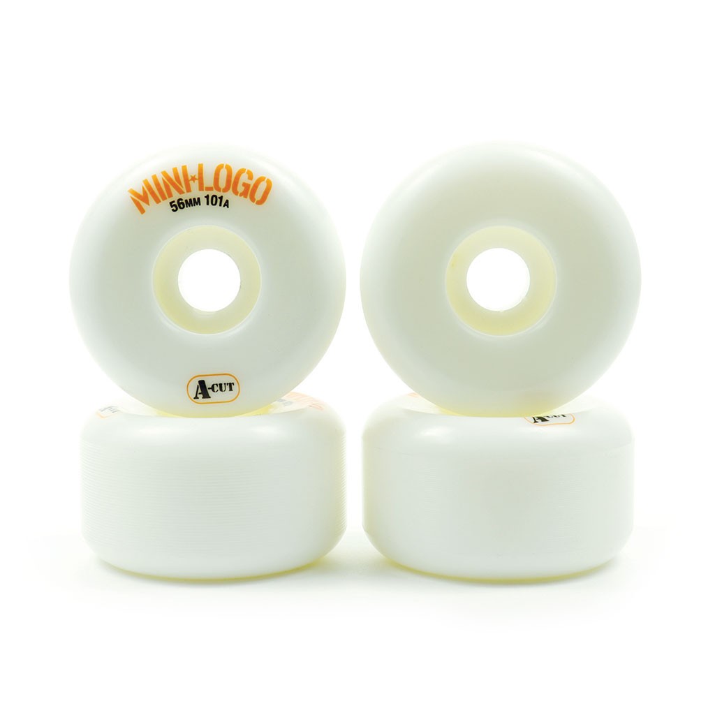 Roda Mini-Logo A-cut 56mm 101A - Branco