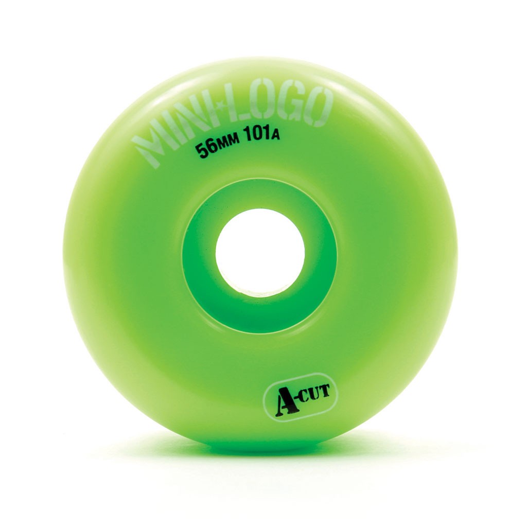 Roda Mini-Logo A-cut 56mm 101A - Verde