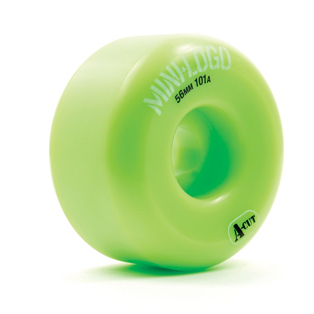 Roda Mini-Logo A-cut 56mm 101A - Verde