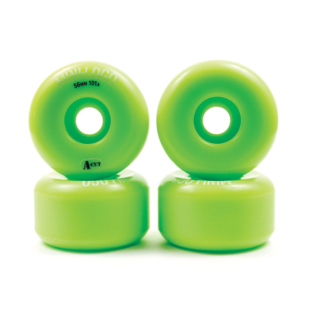 Roda Mini-Logo A-cut 56mm 101A - Verde