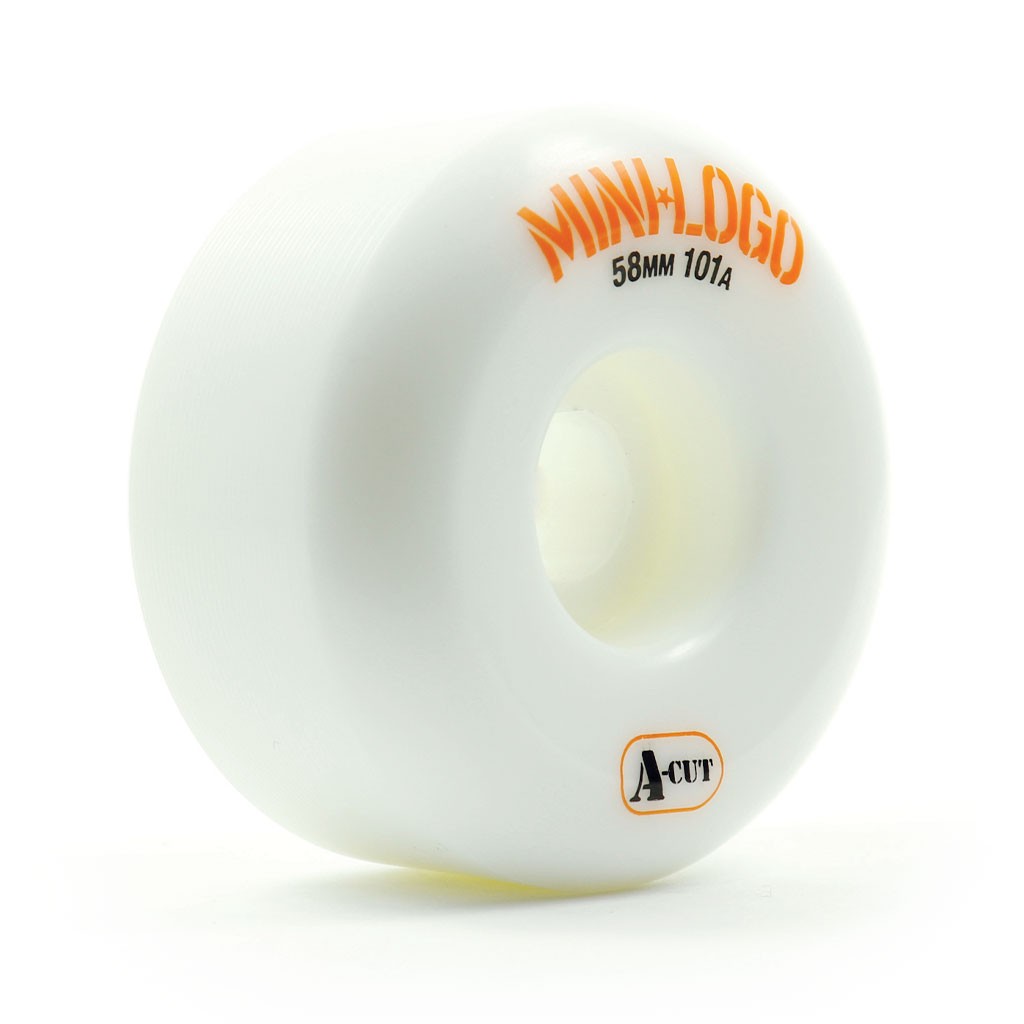 Roda Mini-Logo A-cut 58mm 101A - Branco