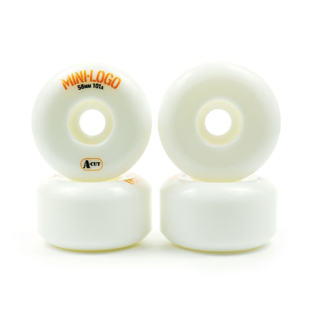 Roda Mini-Logo A-cut 58mm 101A - Branco