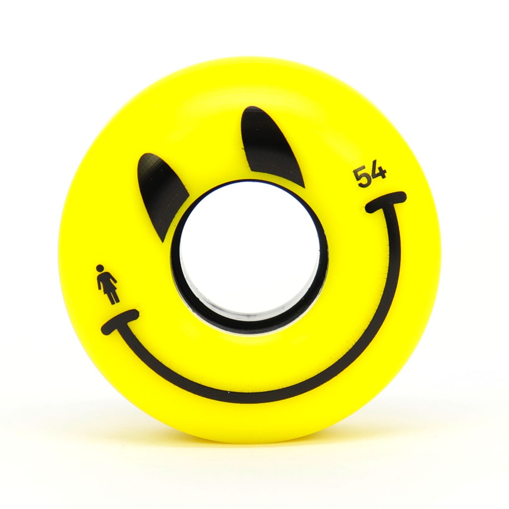 Roda Girl Skateboards Happy stout skateboard filmer cruising 54mm - 85A - Amarelo