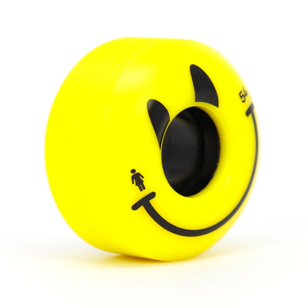 Roda Girl Skateboards Happy stout skateboard filmer cruising 54mm - 85A - Amarelo